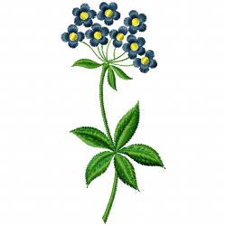 Flowers And Tree Embroidery Design 4 Flowers And Tree Embroidery Design 4